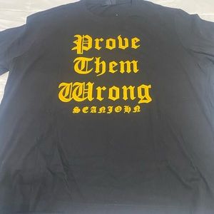 (2) sean jean t shirts ( blue) ( black)